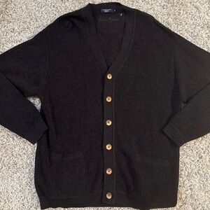 Johnnie Walker alpaca Men's Cardigan Sweater L